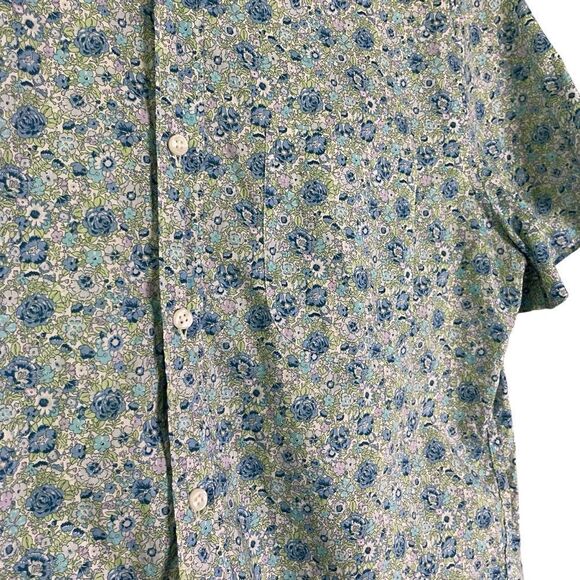 J Crew Men's Short-Sleeve Shirt in Liberty Fabrics Danjo Floral - Picture 6 of 8